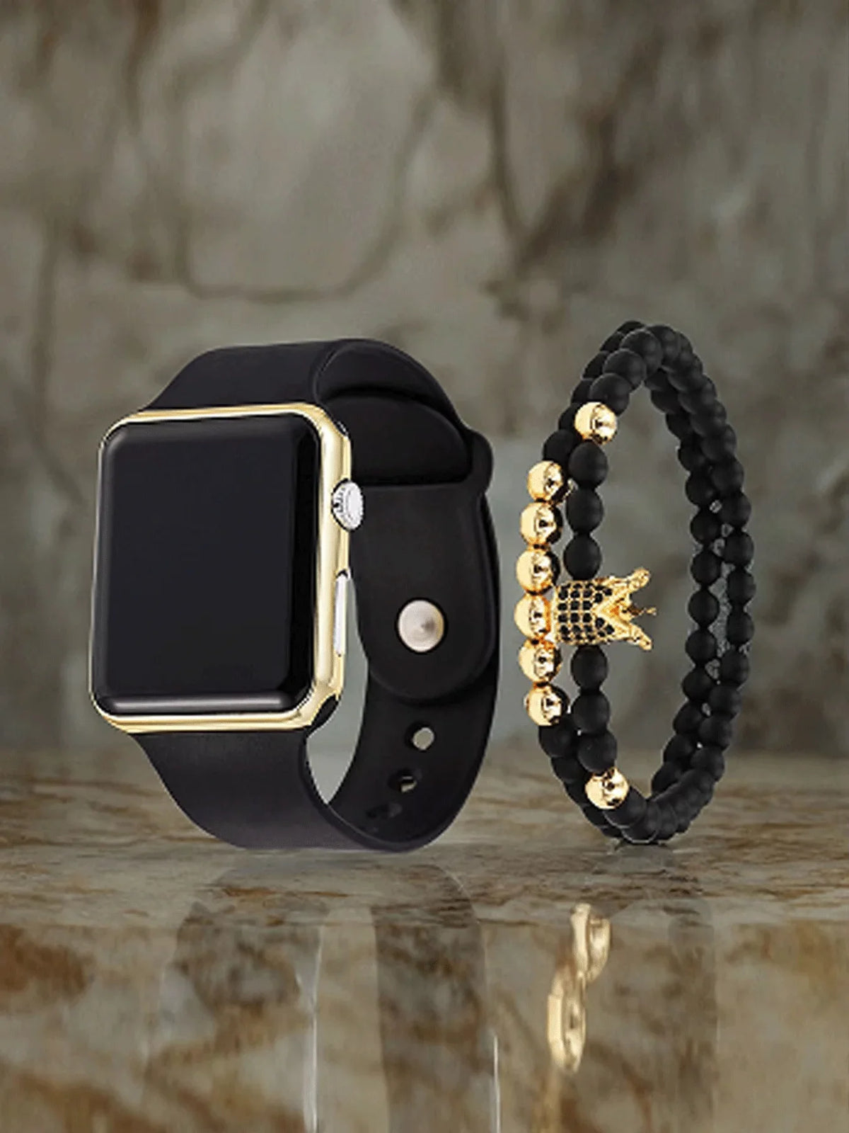 Women's 3-Piece Quartz Watch Set – Elegant Casual Style Women's Watch Set Qme