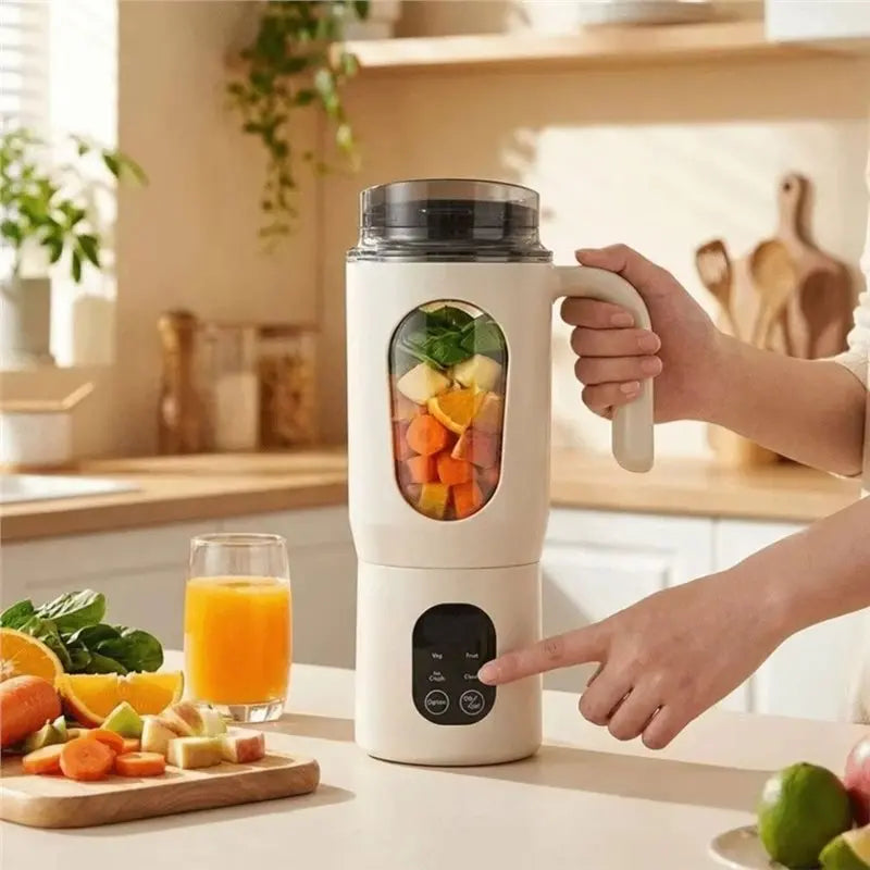 B15C Portable Blender Bottle 500ml Rechargeable Juicing Cup Portable Blender Bottle Qst