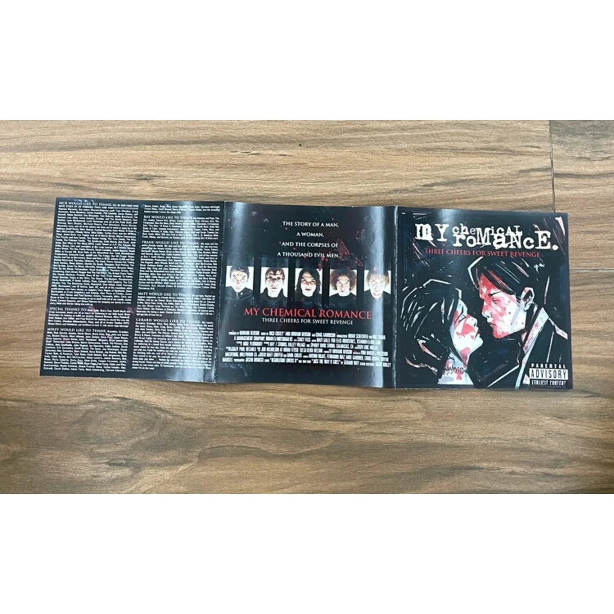 Emo Alternative Rock Band CD Album – Black & Red Graphic Cover Music CD Album Qme