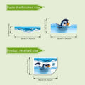 Cute Penguin Waterproof Toilet Stickers – Self-Adhesive Decals Decorative Wall Sticker Qme 1pc