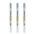 Kawaii Gel Pens Black Red Blue 0.38mm Fine Tip – 3-Pack Gel Pen Set Qme 0.38mm 3 black
