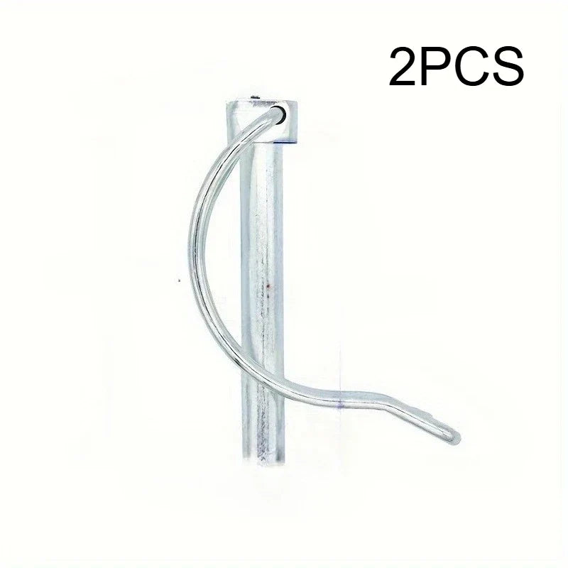 Stainless Steel D-Type Double Coil Slotted Spring Lock Pin Spring Lock Pin Qme 2pcs