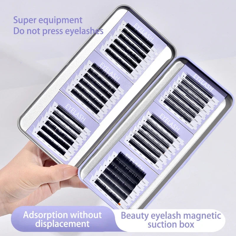 Lash Extension Display Box Single Layer Pallet Storage | Qme Lash Storage Box Qme