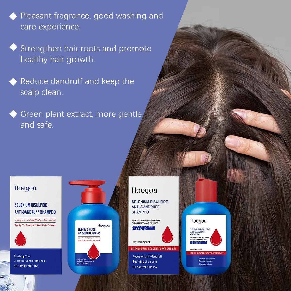 Selenium Disulfide Anti-Dandruff Shampoo | Deep Cleansing Anti-Dandruff Shampoo Qme