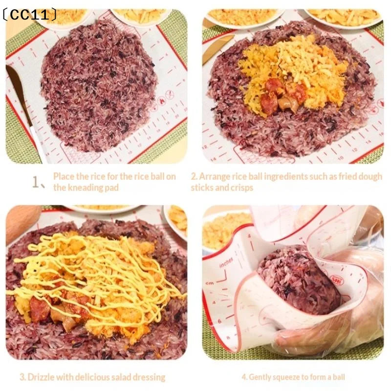 Silicone Baking Mat – Non-Stick Pastry Rolling & Kneading Pad Silicone Baking Mat Qme