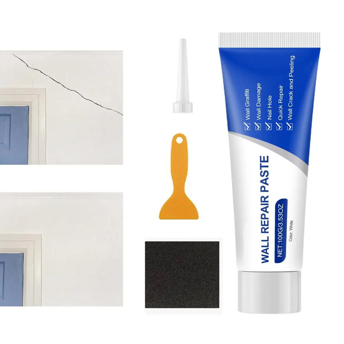 Wall Repair Putty Paste – Hole & Ceiling Mending Agent Wall Repair Putty Qme