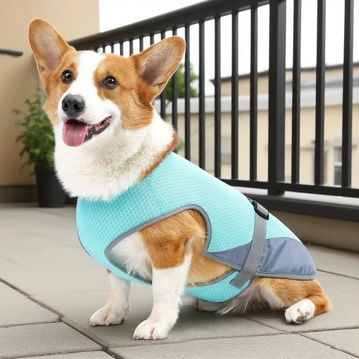 Dog Cooling Harness Summer Vest – UV Protection & Adjustable Dog Cooling Vest Qme