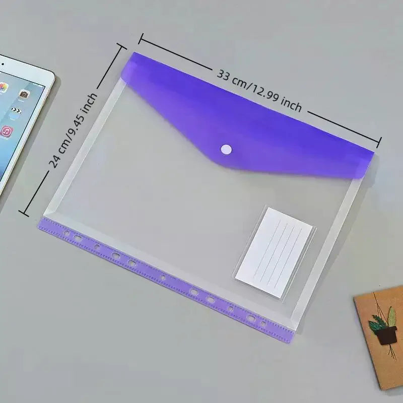 A4 Expandable Binder Pocket Folders 6–12 Pack | Qme Organizer Binder Pocket Folders Qme