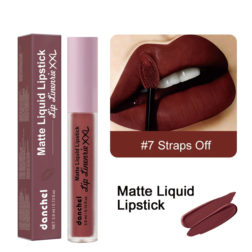 Matte Liquid Lip Gloss – 16H Wear, Transfer-Resistant & Non-Drying Matte Liquid Lipstick Qst 07
