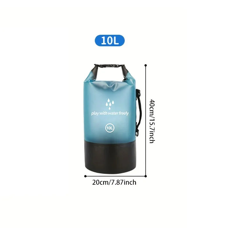 Waterproof Roll-Top Dry Bag – Lightweight PVC | Camping Waterproof Dry Bag Qme