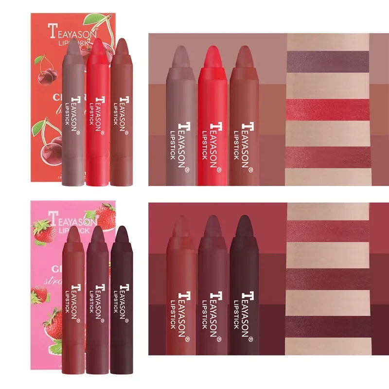 Velvet Matte Lipstick – Waterproof Long-Lasting Lip Color Matte Lipstick Qme