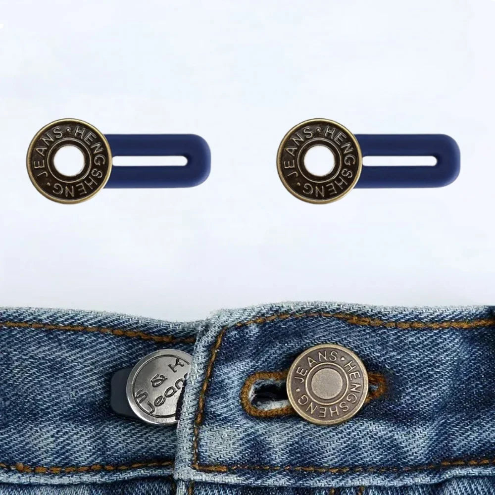Universal Button Extenders for Jeans, Pants & Collar – 3 Colors Button Extender Qme 2 PCS short style