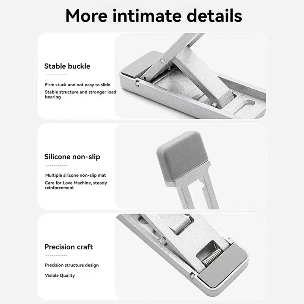 Portable Adjustable Aluminum Laptop Stand – Foldable Notebook Holder Laptop Stand Qme