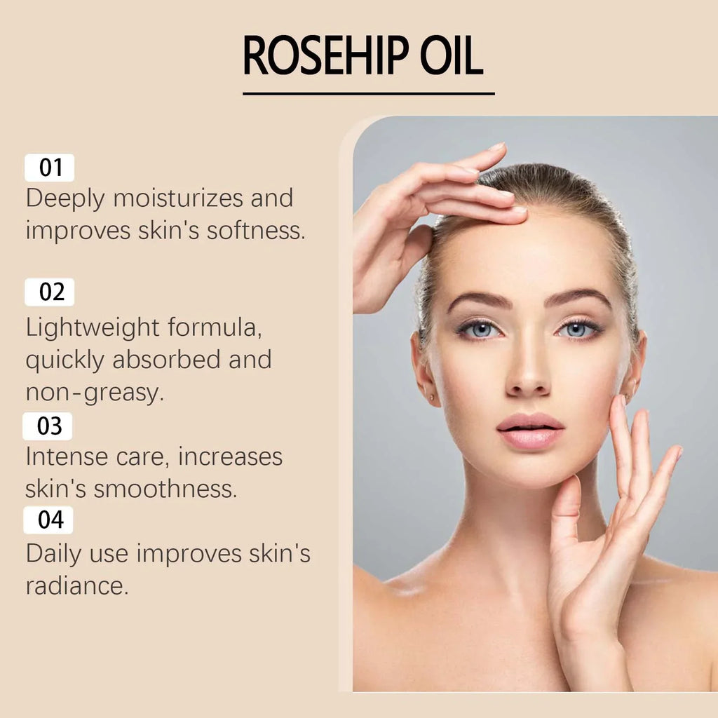 Squalane Rosehip Face Oil – Firming, Lifting & Hydrating Face Oil Qme