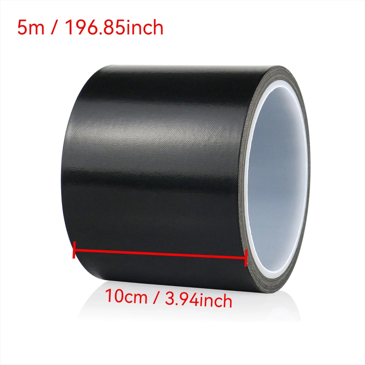 Waterproof Black Fabric Repair Tape – Heavy Duty Self Adhesive Fabric Repair Tape Qme 10cmX5m 4Pcs