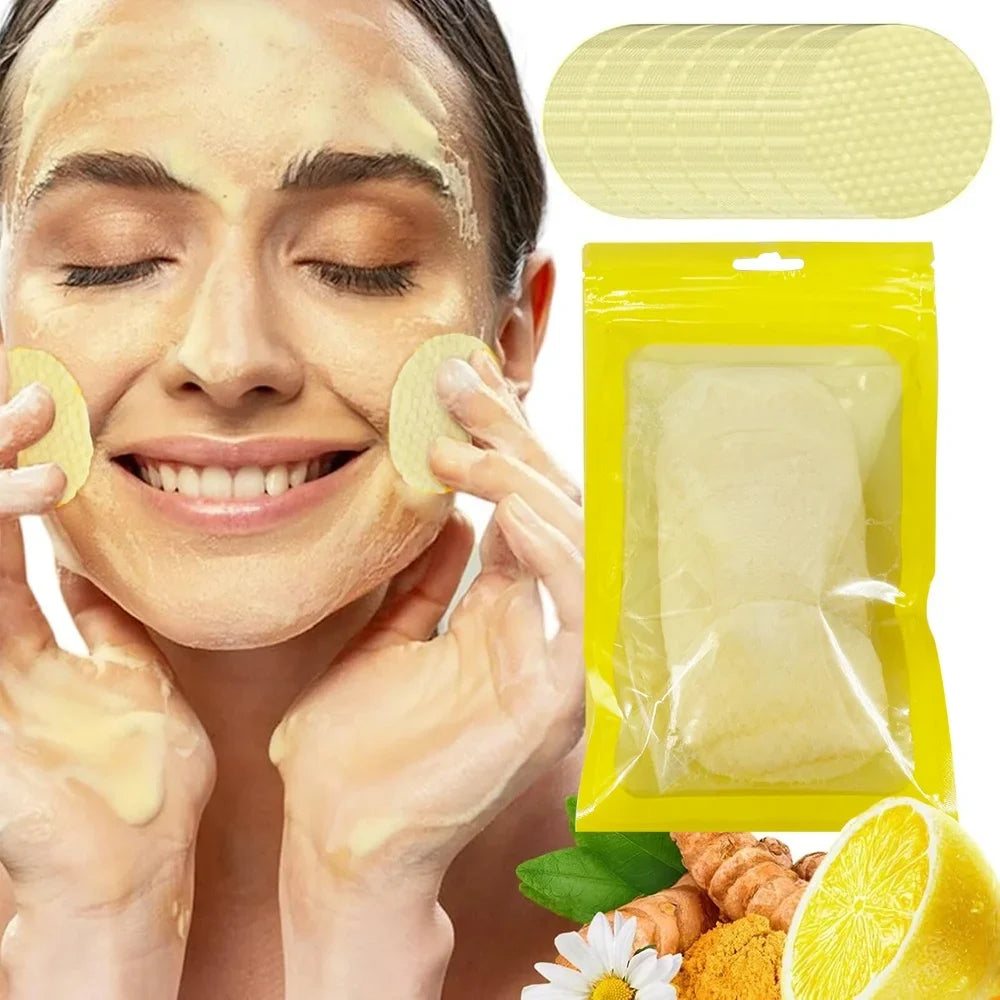 Kojic Acid & Turmeric Exfoliating Cleansing Pads | Brightening Exfoliating Cleansing Pads Qme