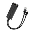 MicroUSB PoE Splitter 48V to 5V Gigabit Ethernet Power Module PoE Splitter Module Qme 100Mbps