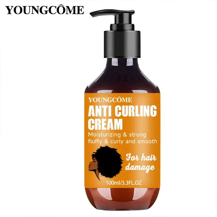 YOUNGCOME Curly Hair Styling Lotion – Anti-Frizz Conditioner 100ml Curl Styling Lotion Qst