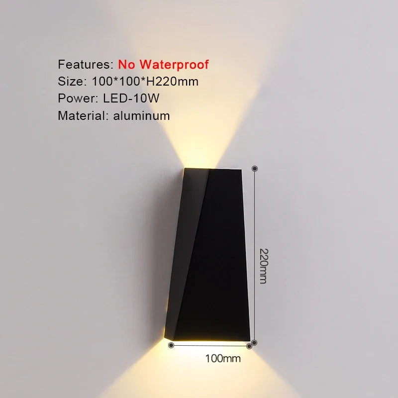 TRAZOS IP65 Waterproof Modern Outdoor Wall Light – 17 Colors Outdoor Wall Light Qme 1022 Warm White (2700-3500K)