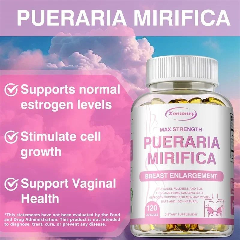 Pueraria Mirifica Capsules – Women's Wellness, Non-GMO Herbal Supplement Qst