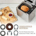 Bread Maker Pan Seal Rings & Clips – 6PCS Replacement Kit Bread Maker Parts Qst Default Title