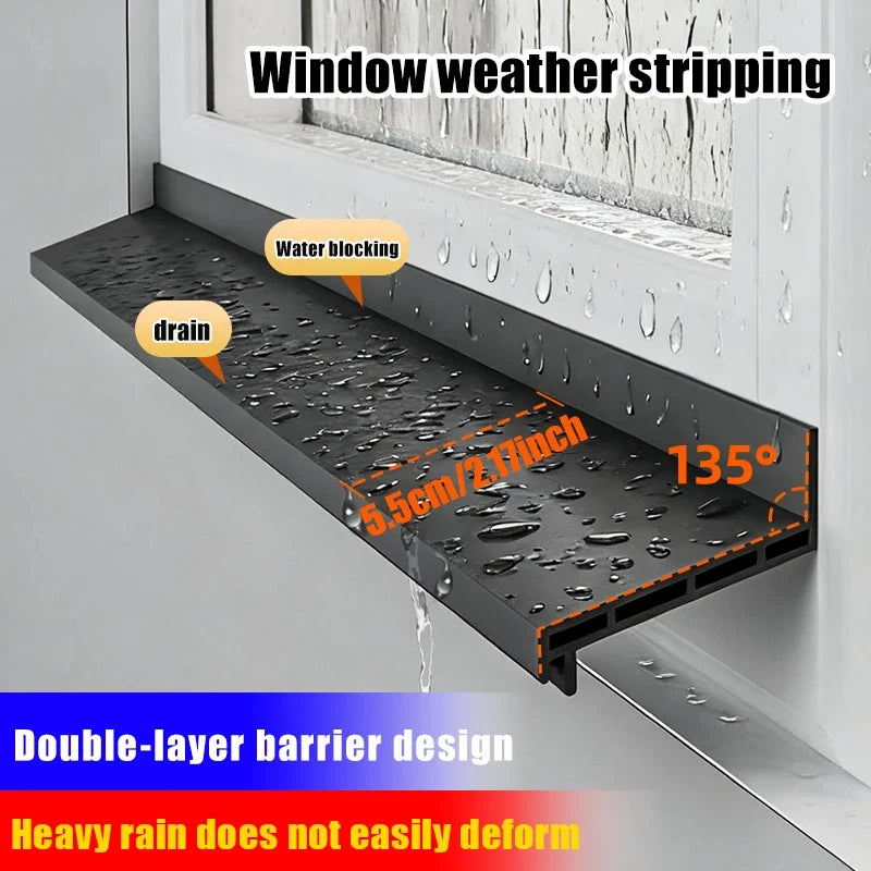 TPE Window Seal Strip | Windproof & Waterproof | 1.1M Window Weather Strip Qme