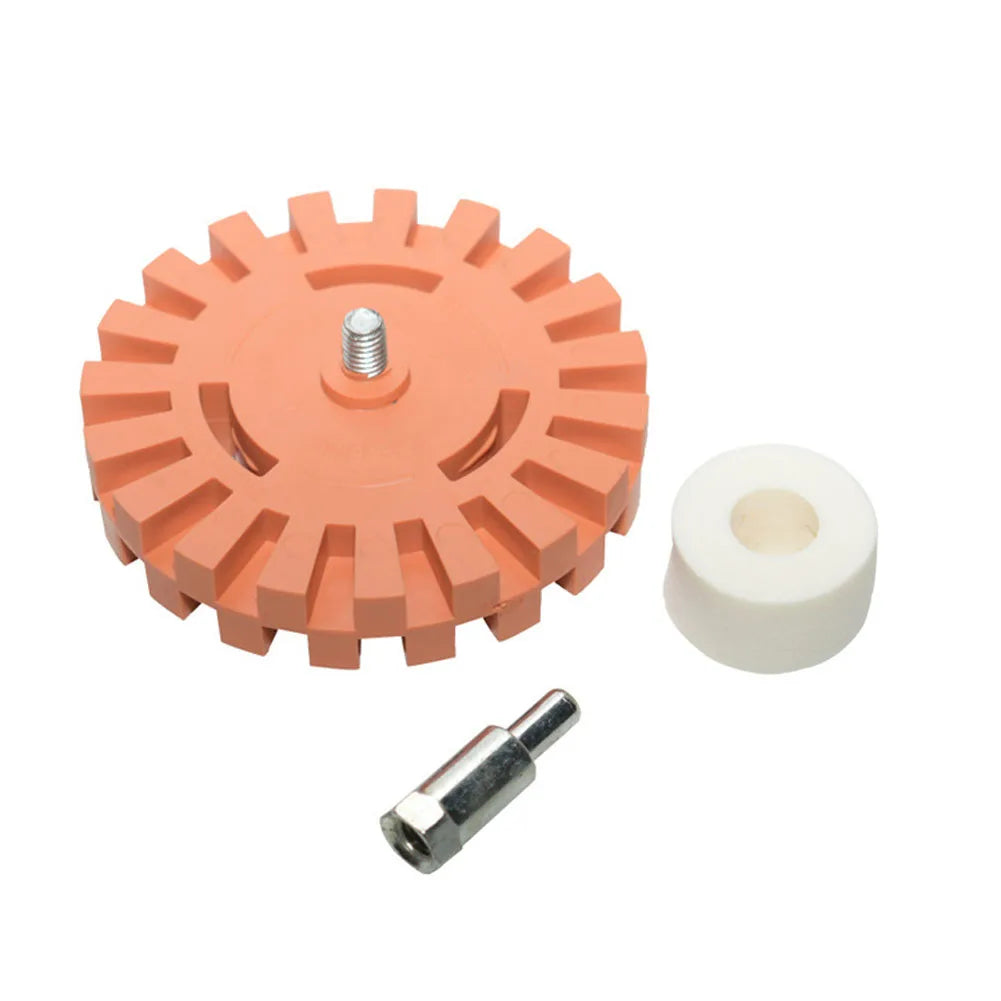 Rubber Eraser Wheel – Car Sticker, Decal & Vinyl Remover Tool Adhesive Remover Wheel Qme