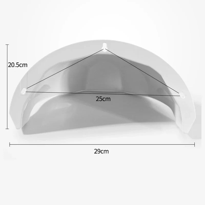 Waterproof CCTV Dome Camera Rain Cover – ABS Protective Hood Camera Rain Cover Qme