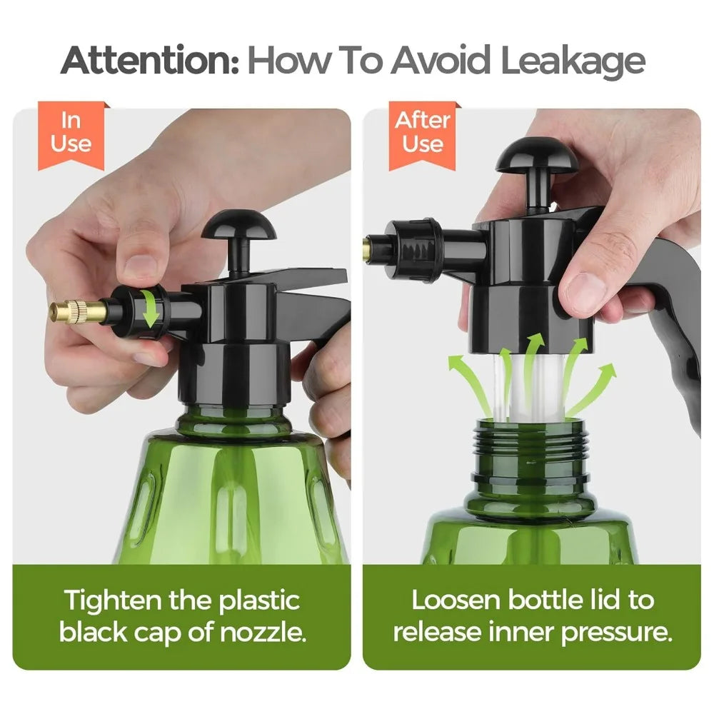 1.5L Hand Pressure Garden Sprayer Bottle – Plant Mist Sprayer Garden Pressure Sprayer Qme