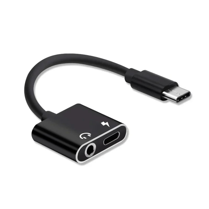 USB-C to 3.5mm Audio Adapter Earphone Converter Cable USB-C Audio Adapter Qme