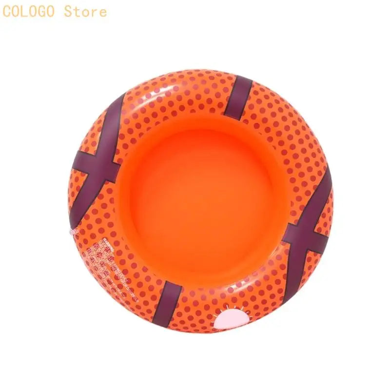 Inflatable Sports Drink Tray | Pool Party Beverage Holder Inflatable Drink Tray Qme basketball CN