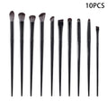 8/10 PCS Eye Makeup Brush Set – Eyeshadow, Liner & Brow Eye Makeup Brush Set Qst 10PCS