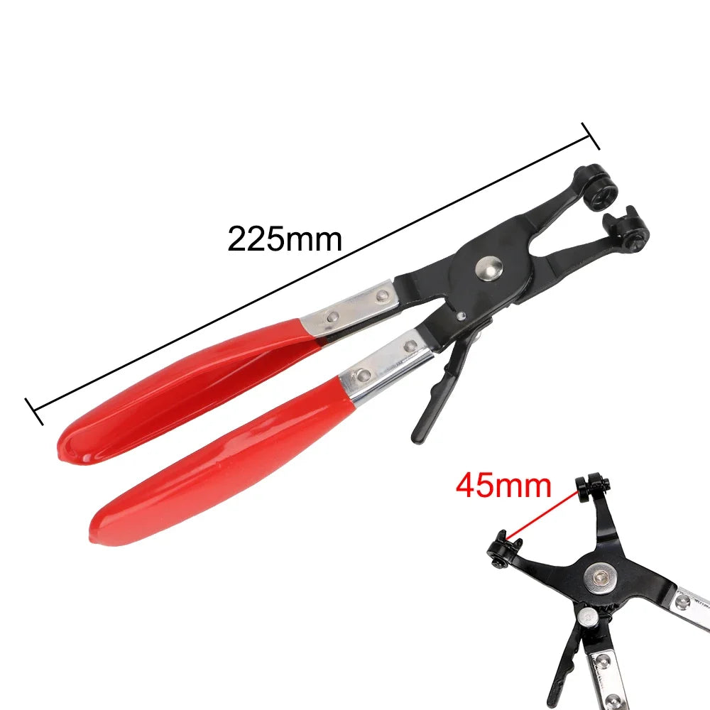 Hose Clamp Removal Pliers – Flat Band Ring & Tube Clamp Tool Hose Clamp Pliers Qme