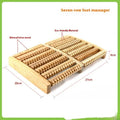 Wooden Foot Massage Roller – Reflexology & Relaxation Tool Foot Massage Roller Qst Default Title