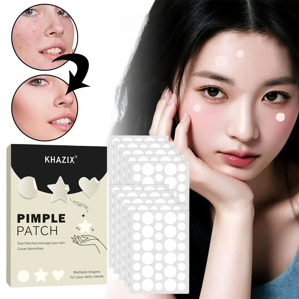 Circular Blemish Patches – 360 pcs, Transparent & Skin Tone Blemish Patches Qme