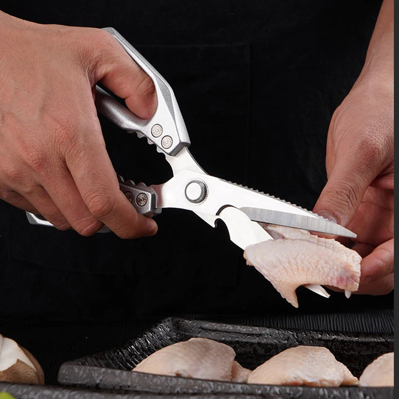 Heavy-Duty Kitchen Shears – Sharp Poultry & Bone Scissors Kitchen Shears Qst