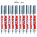 Waterproof Grout Pen Tile Marker – 10 Pack, 18 Colours Grout Repair Pen Qme 10Pcs Silver