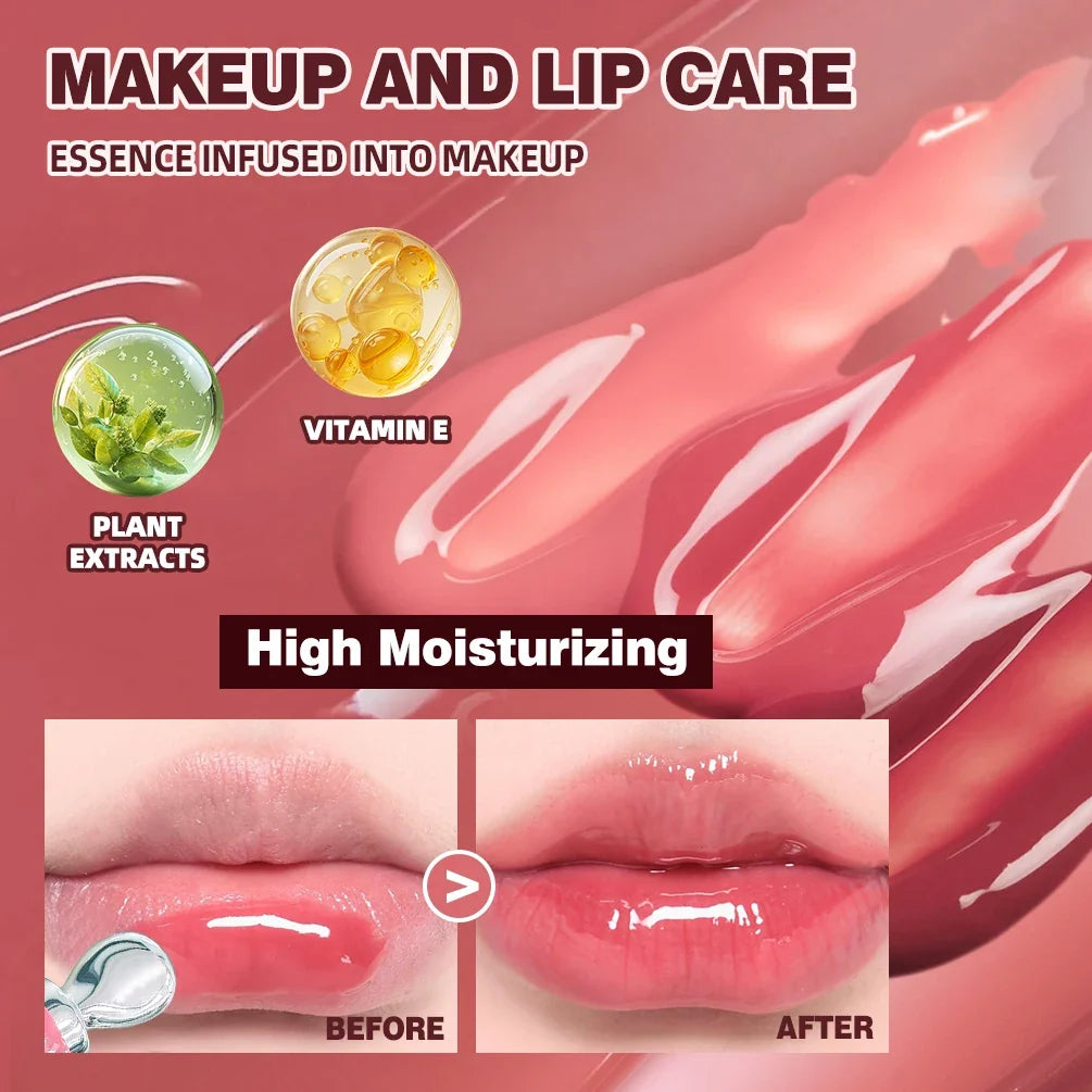 QIBEST Mirror Pearl Crystal Jelly Lip Gloss – 8 Shades Lip Gloss Qme