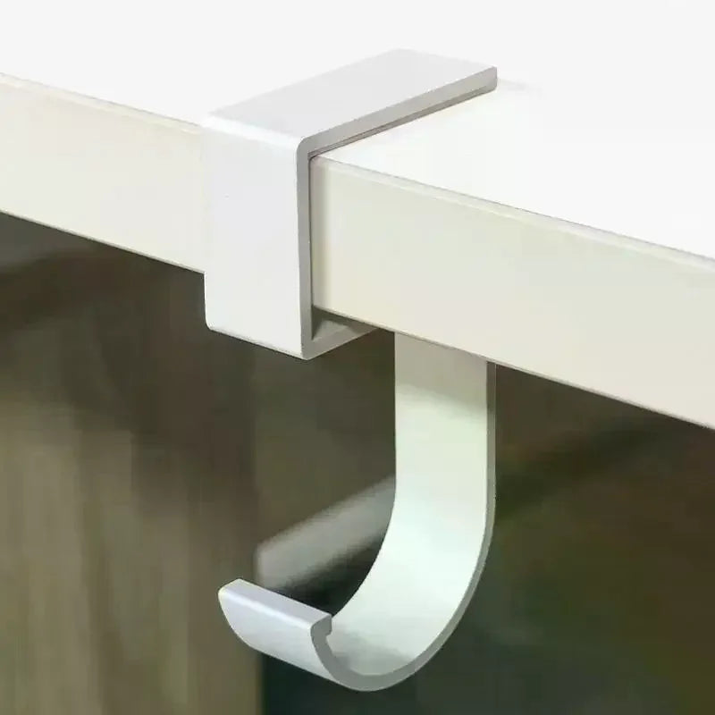 Desk Bag Hook Anti-Slip Stainless Steel Table Hanger Desk Bag Hook Qme