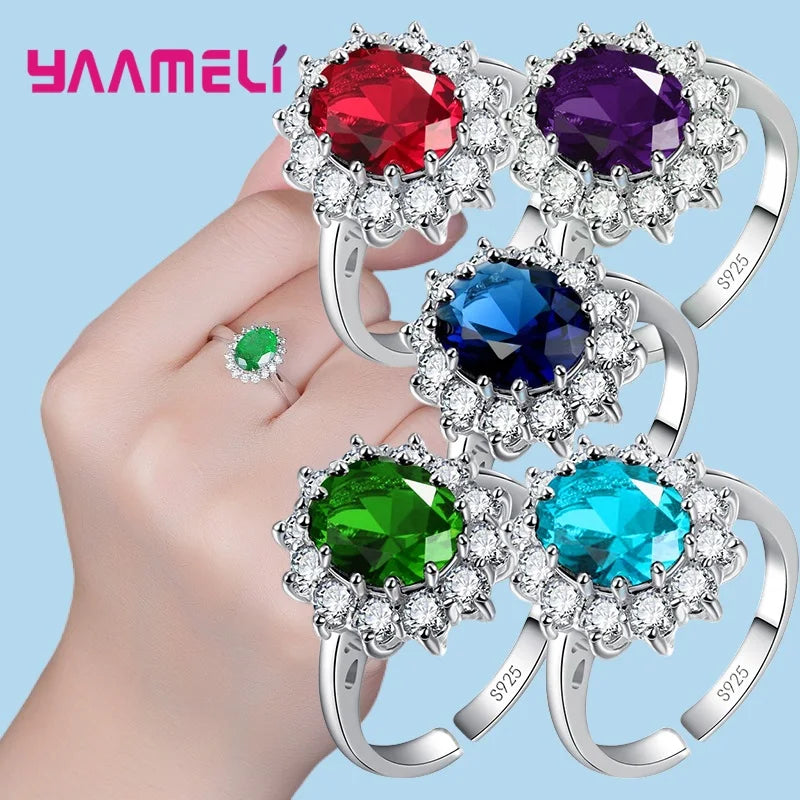 925 Sterling Silver CZ Women's Wedding Engagement Bracelet Sterling Silver Bracelet Qme
