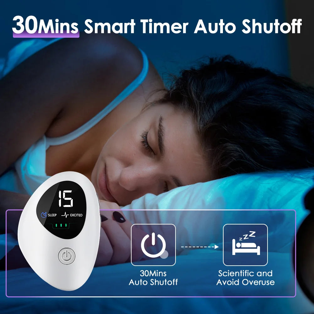 EMS Microcurrent Relaxation Massager – 2 Modes & 15 Levels Handheld EMS Massager Qst