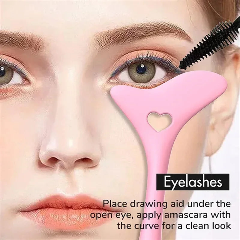 Silicone Eyeliner Stencil Wing Tips & Lip Liner Drawing Aid Eyeliner Stencil Tool Qme