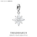 925 Sterling Silver Flower Charm Pendant Necklace for Women Charm Pendant Necklace Qme Ring