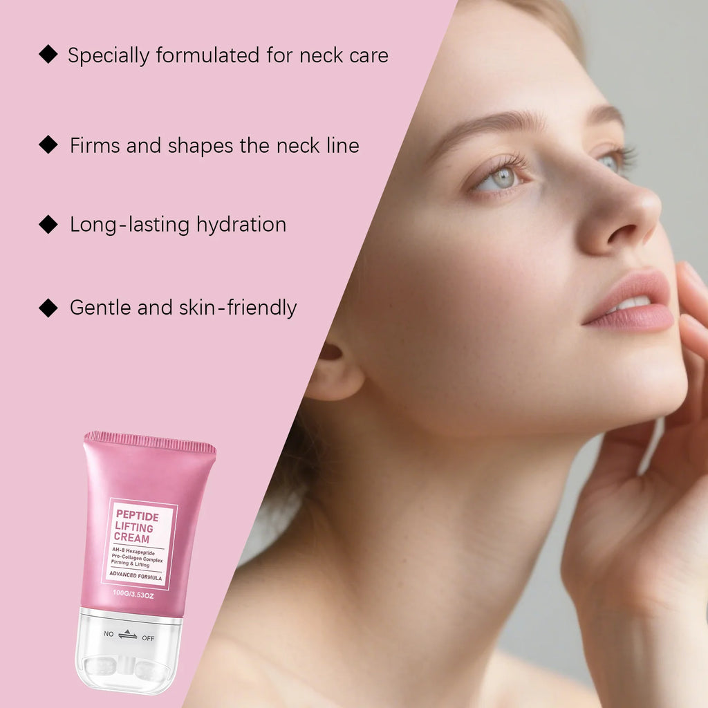AH-8 Firming Lifting Neck Roller Cream | Tighten & Brighten Neck Firming Cream Qst
