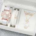 Ladies' Geneva Quartz Wristwatch – Roman Numeral Dial Ladies' Quartz Watch Qme WHITE
