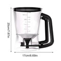 1L Pancake Batter Dispenser Funnel Pourer – Baking Kitchen Tool Batter Dispenser Qme a China Mainland