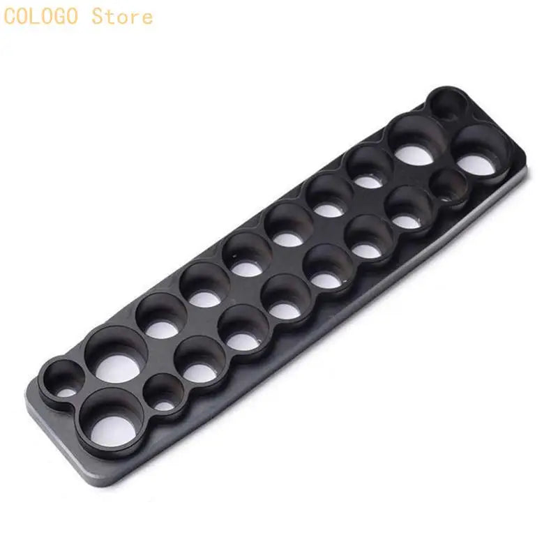 Aluminum Screwdriver Organizer Rack – Hex & Cross Tool Storage Tool Storage Rack Qme