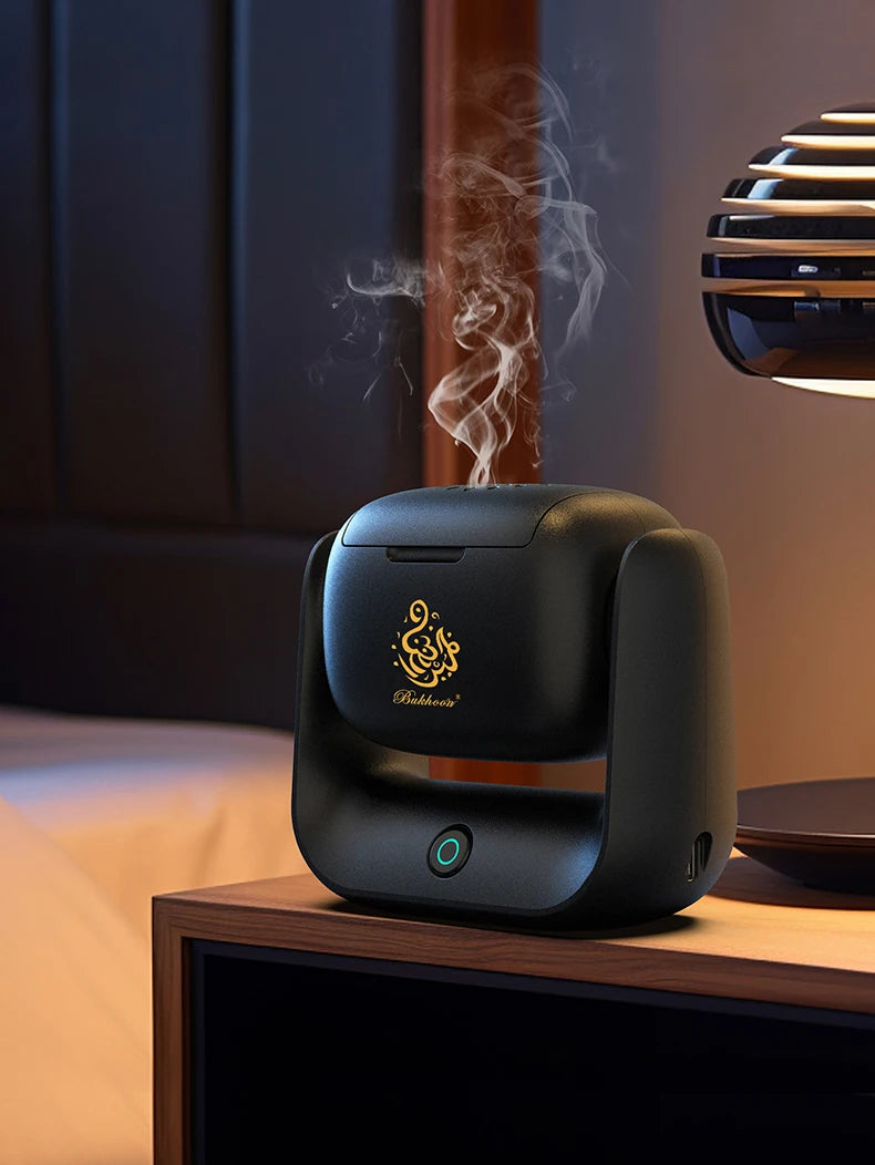 Electric Rotatable Incense Burner 1500mAh Portable Censer Electric Incense Burner Qst