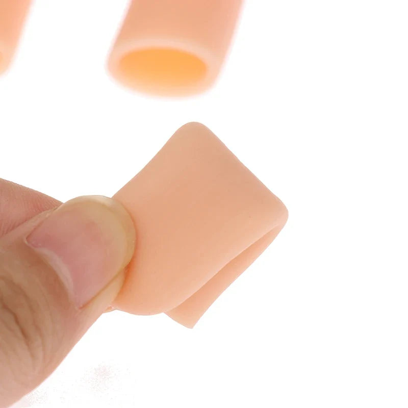 Silicone Gel Finger Protector Sleeves – Heat & Cut Guard Finger Protector Sleeves Qme one size