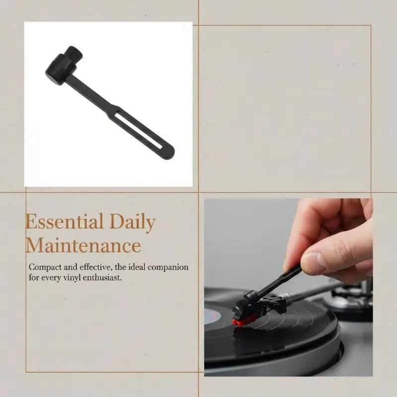 Anti-Static Turntable Stylus Brush for Vinyl Record Players Turntable Stylus Brush Qme